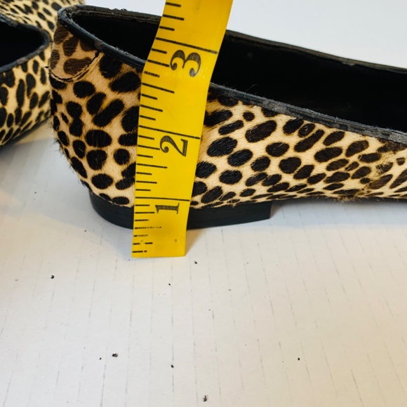 Steve Madden Loafer Flats Womens 8.5 Leopard Print Calf Hair Tassels Slip On - Picture 12 of 12